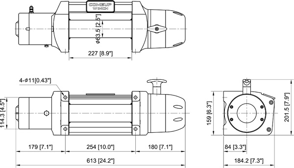 Лебёдка Come Up Seal Gen 2 12.5 (12В, 5670кг)