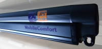 MobileComfort ME400BD Маркиза настенная электрическая, корпус черный, полотно темно-серое