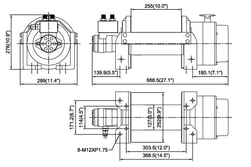 HV-15 (6 800кг), Come Up, лебёдка гидравлическая