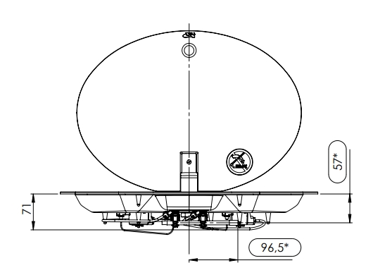 Варочная панель газовая Can FC 1348, встраиваемая