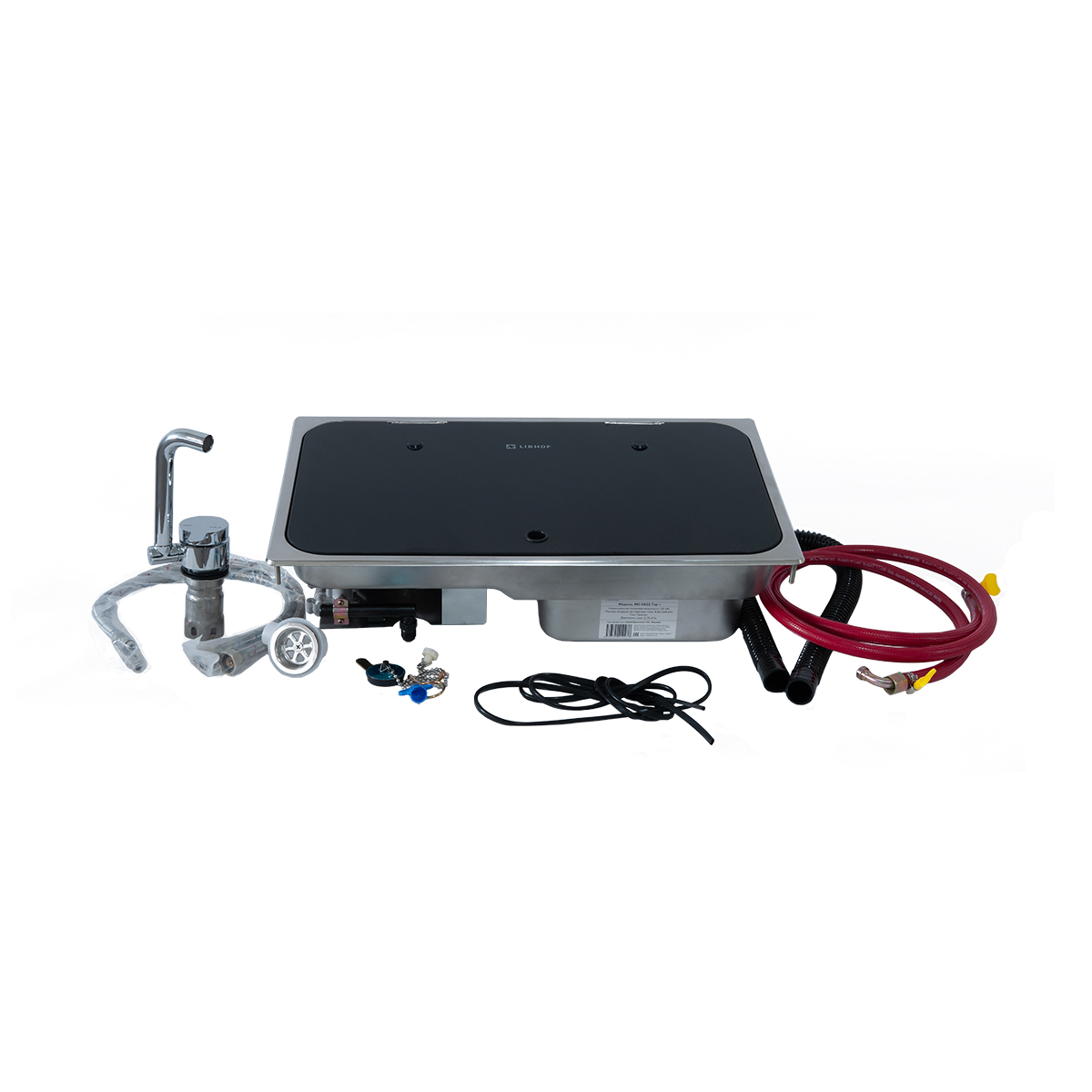 Встраиваемая варочная панель комбинированная для автодомов и яхт Libhof MO 6922 Tap+