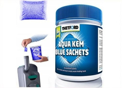 Сашеты для кассетных и переносных биотуалетов Aqua Kem® Blue, 15 шт.