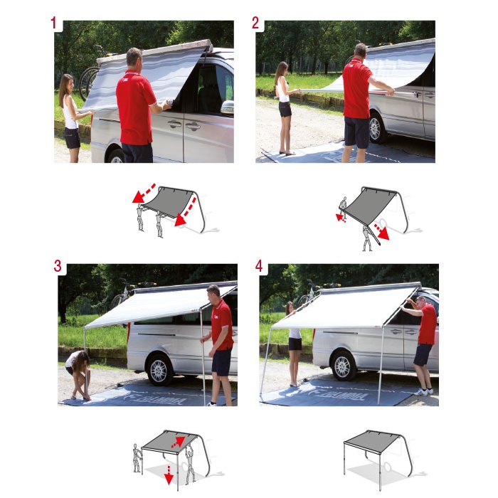 Fiamma F35 Pro Titanium, 3м Маркиза