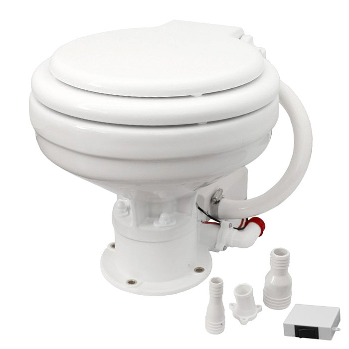 Туалет TMC с открытым основанием, 12В, мацераторный