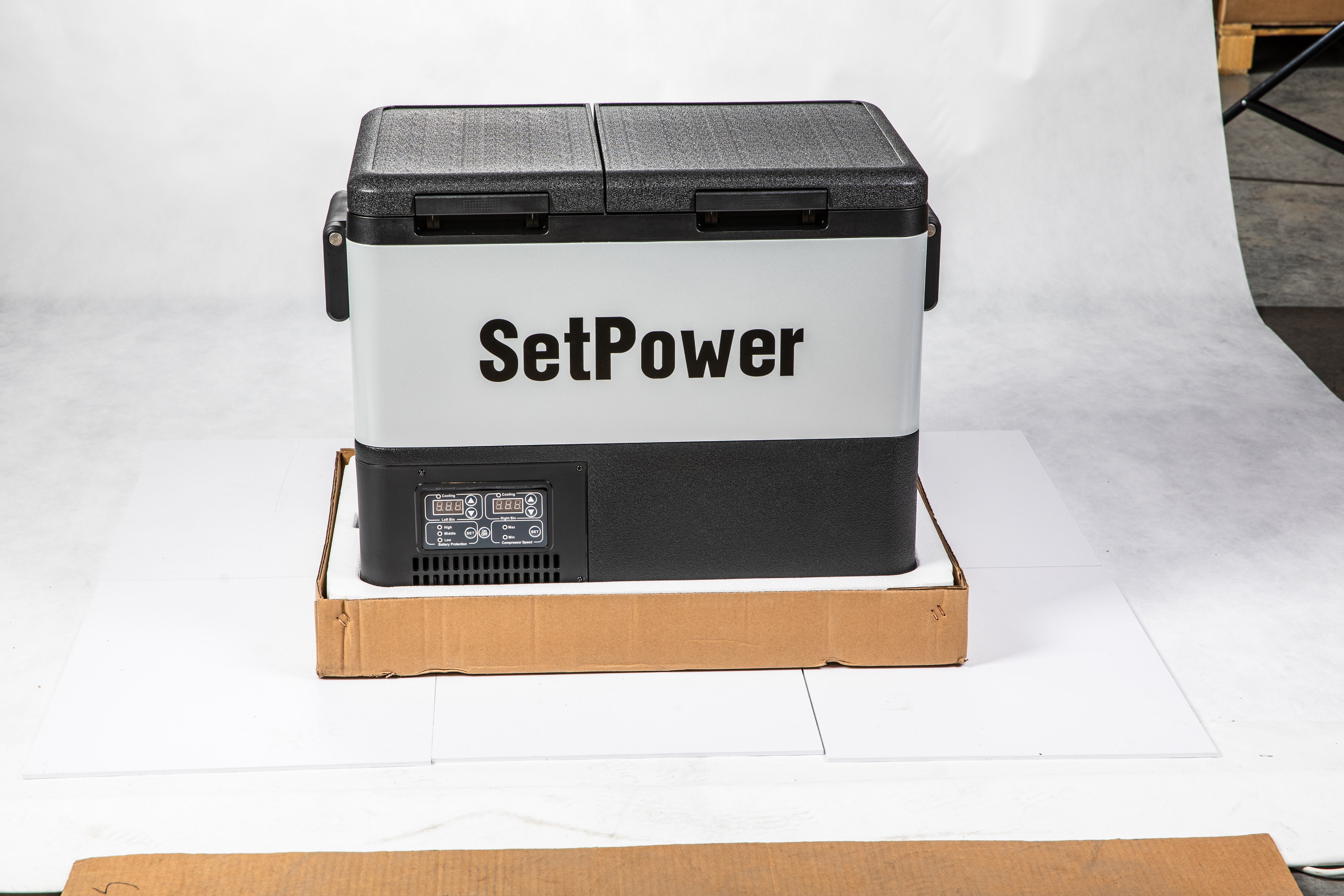 SetPower PT45 Холодильник двухкамерный 12/24В