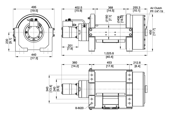Bison 50 std (22 680кг), Come Up, лебёдка гидравлическая