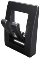 Откидной крючок для одежды, черный, GR-P70 Black