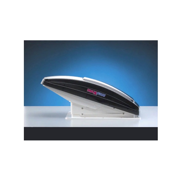 Люк с вентилятором MaxxFan Deluxe (400Х400 мм), чёрный