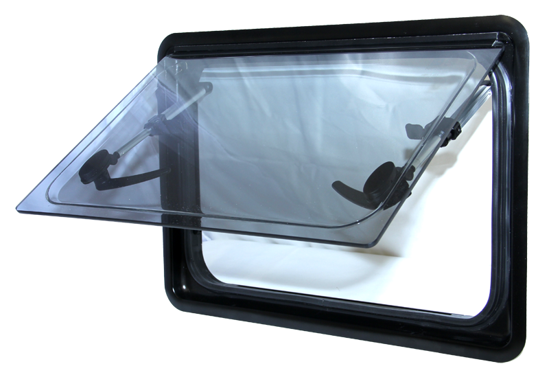 Окно откидное MobileComfort W8050P, 800х500mm,  шторка плиссированная, антимаскитка