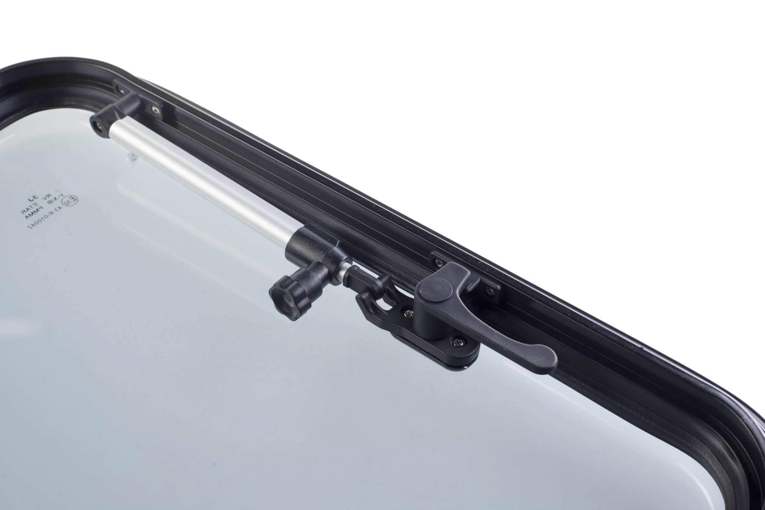 Окно для автодома плоское - RV Flat Acrilic Window 3J-FAWF 450x900 35-45mm, Pleated blind, white color blind