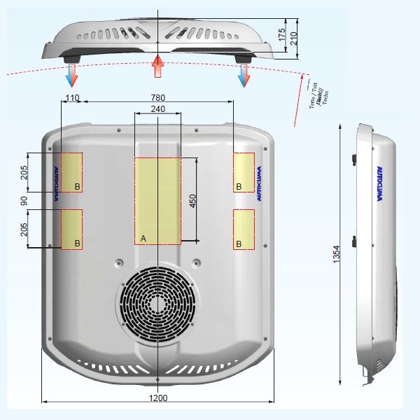 RT 120, 12В, Autoclima, кондиционер-моноблок