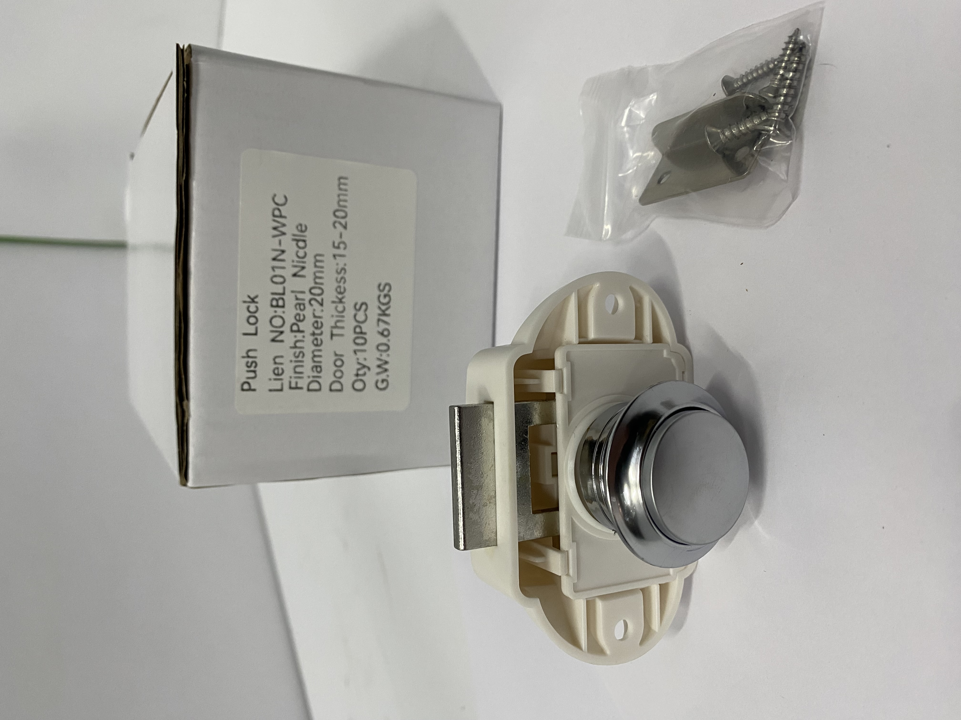 Защёлка мебельная - Furniture Lock Series BL01N-WPC