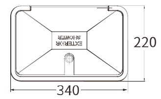 Внешний люк с душем Camper-Marine GR-WY003