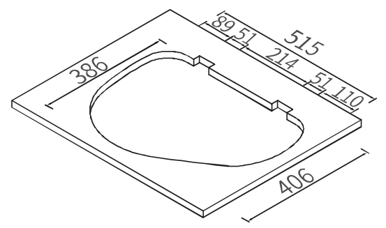 Camper-Marine GR-600R Варочная поверхность газовая встраиваемая  одноконфорочная из нержавеющей стали с круглой раковиной со стеклянной крышкой и пьезоподжигом, правая.