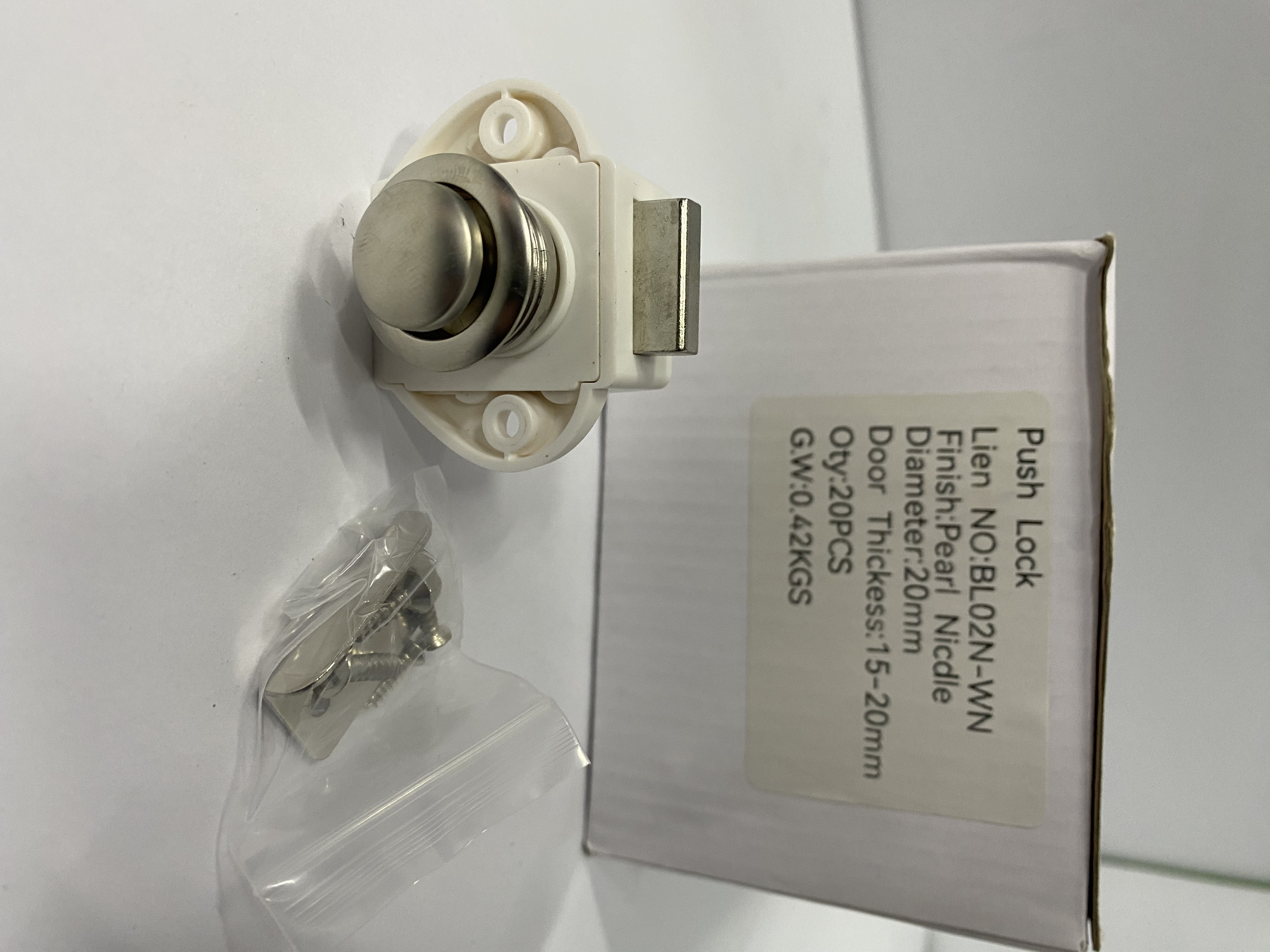 Защёлка мебельная-Furniture Lock Series BL02N-WN