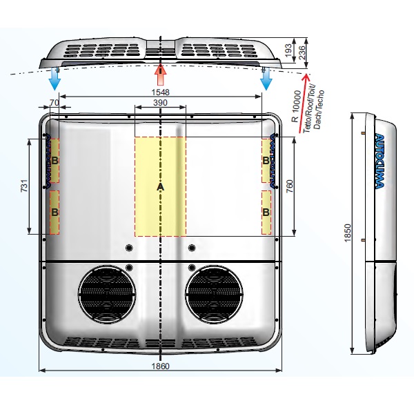 RT 201, 24В, Autoclima, кондиционер-моноблок