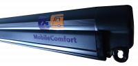 MobileComfort M200BD Маркиза настенная механическая, корпус чёрный, полотно тёмно-серое