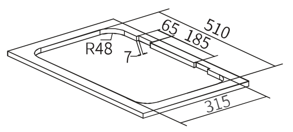 Camper-Marine GR-902S Варочная поверхность газовая одноконфорочная с круглой раковиной, нержавеющая сталь со стеклянной крышкой и пьезоподжигом, левая.