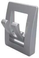 Откидной крючок для одежды, серебристый, GR-P70 Silver