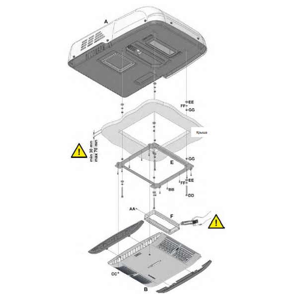 Autoclima RTEH 27, кондиционер накрышный