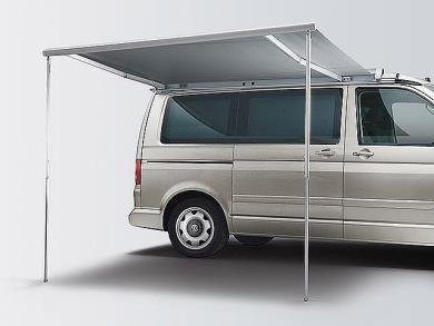 MobileComfort M200BD 2 м Маркиза настенная механическая, корпус чёрный, полотно темно-серое