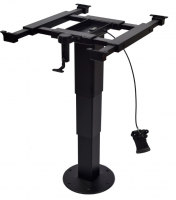 Опора стола пневматическая, регулировка в трех плоскостях,черная,  3J-PTS