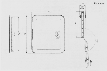 Freucamp RV Toilet W500115 Туалет кассетный для автодома