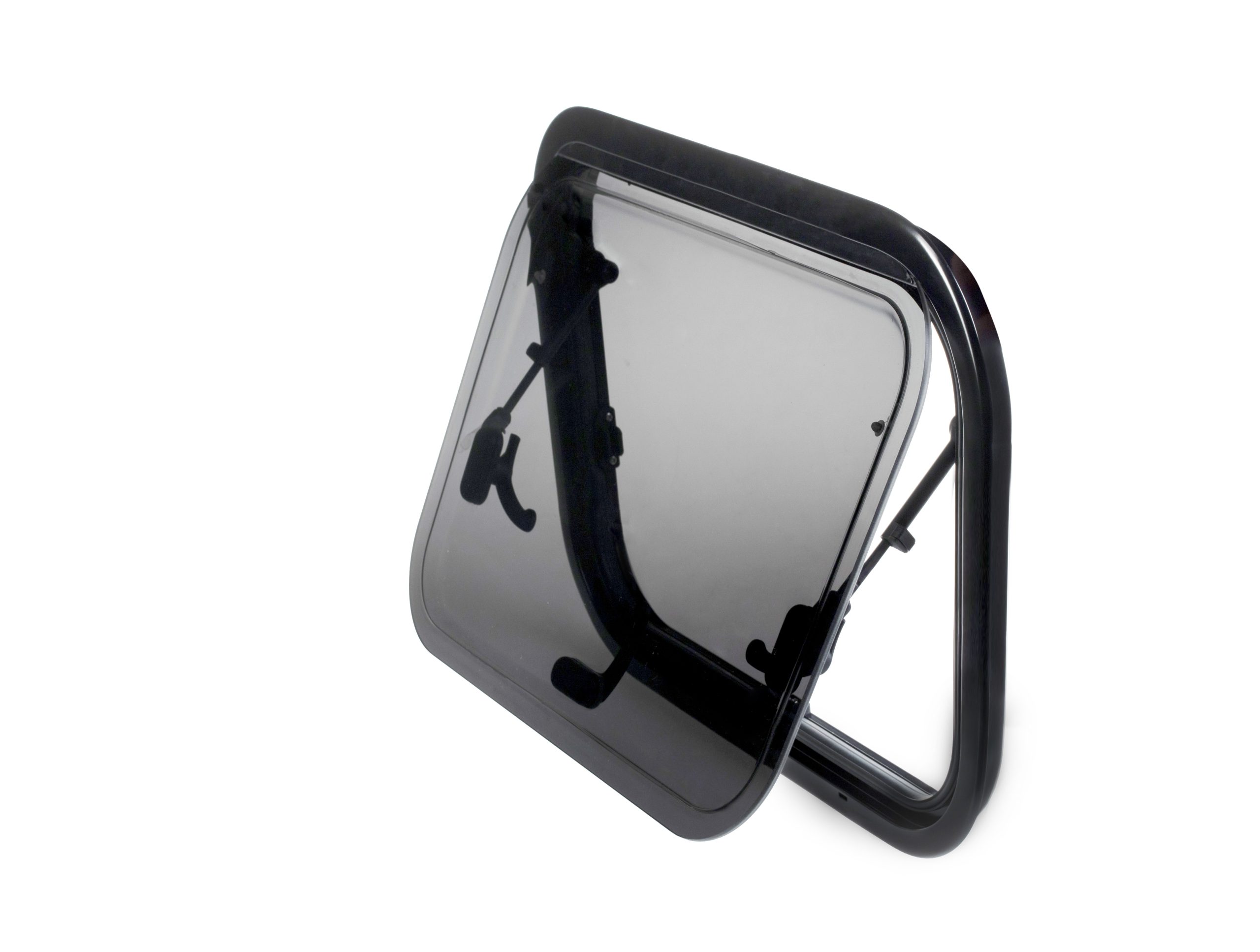 Окно для автодома плоское - RV Flat Acrilic Window 3J-FAWF 450x900 35-45mm, Pleated blind, white color blind