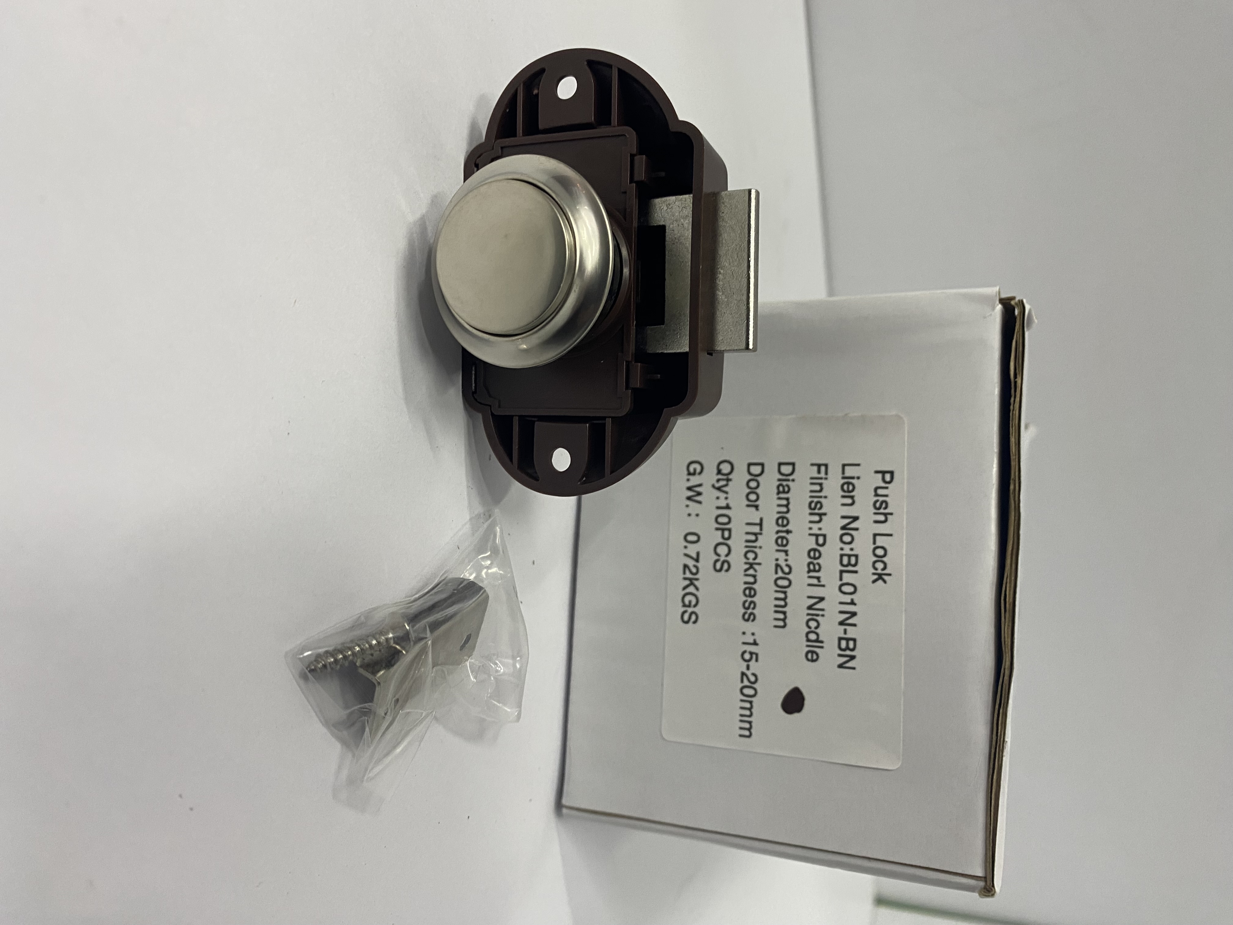 Защёлка мебельная - Furniture Lock Series BL02N-BN