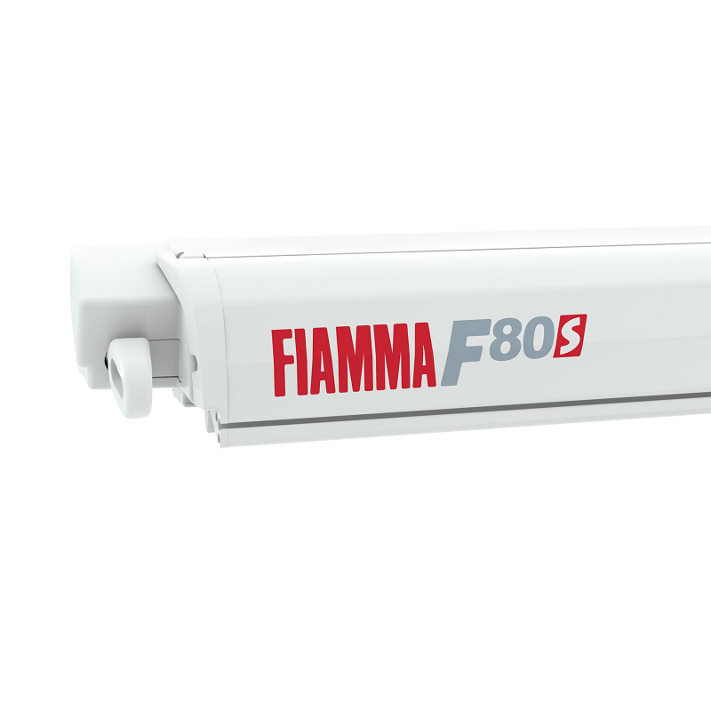 Fiamma F80S, 4.5м Маркиза накрышная корпус белый, полотно серое