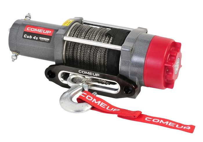 Come Up Cub 4S (1814 кг, трос синтетический), лебёдка электрическая