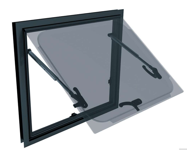 Окно для автодома RV Square Flat Acrylic Window 3J-SFAW 450x900  мм