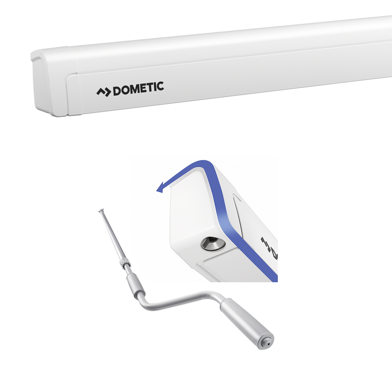 Dometic PW 1100, 3.5м, белая Маркиза настенная