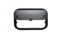 Окно для автодома плоское - RV Flat Acrilic Window 3J-FAWF 450x900 35-45mm, Pleated blind, white color blind