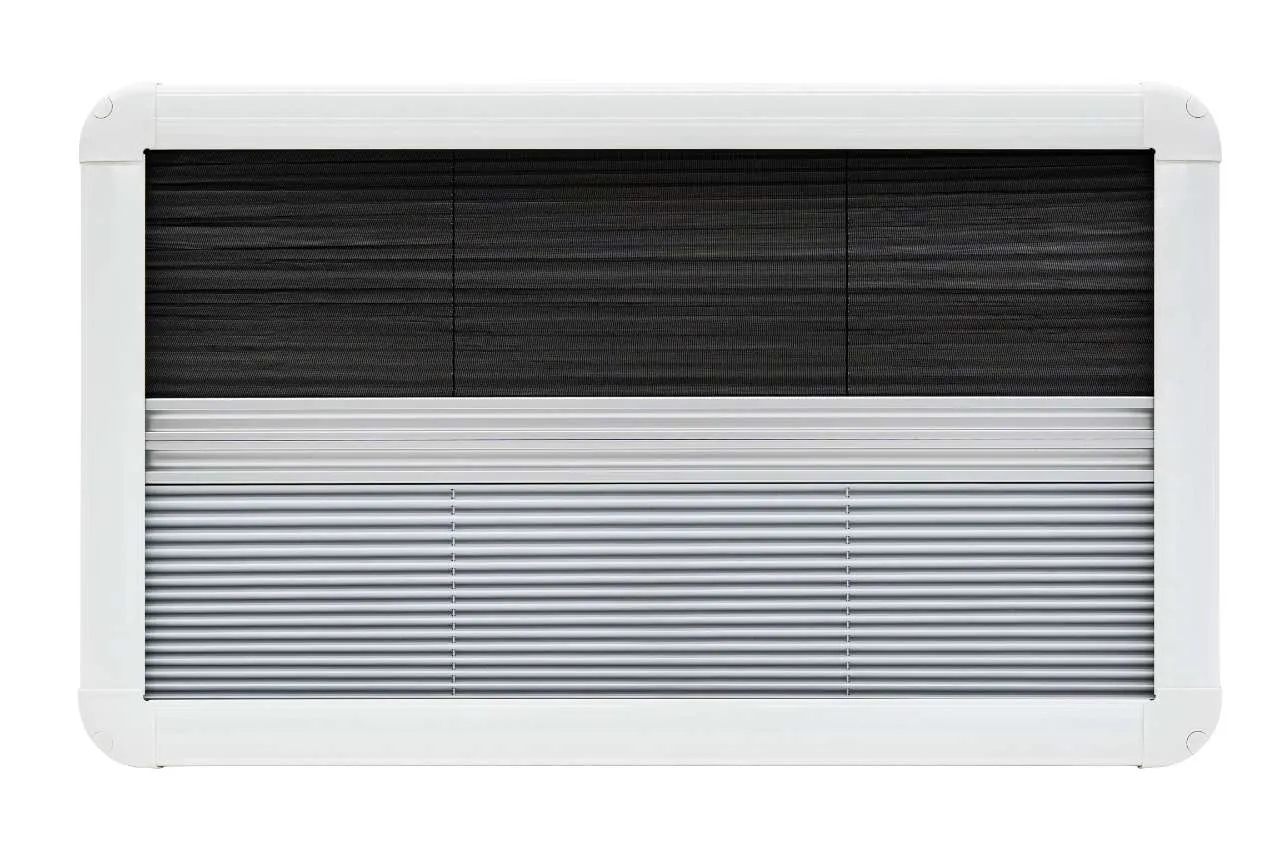 Окно откидное Sanjo 3J-EW 500x1200 мм Плиссированная штора, цвет белый.