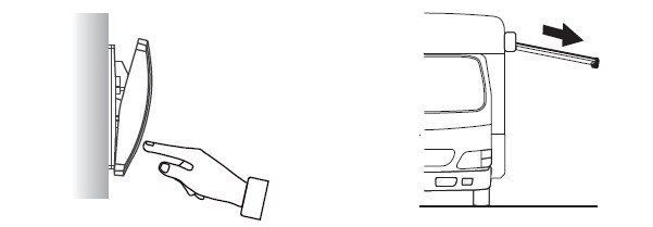 MobileComfort ME400WG Маркиза настенная электрическая, корпус белый, полотно светло-серое