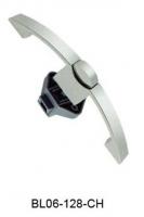 Мебельная ручка с кнопкой Furniture Lock Series BL06-128-CH