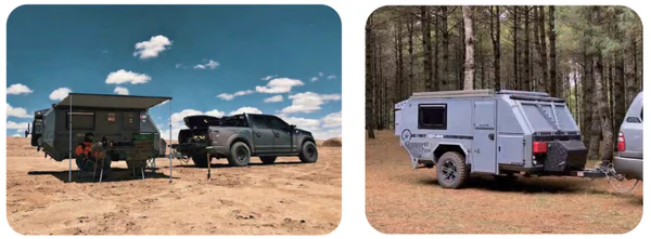 CAMPER-MARINE CM-W5325G, 250X250 Маркиза автомобильная полуавтоматическая, корпус черный, полотно серое