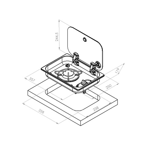Варочная панель газовая HBG One G