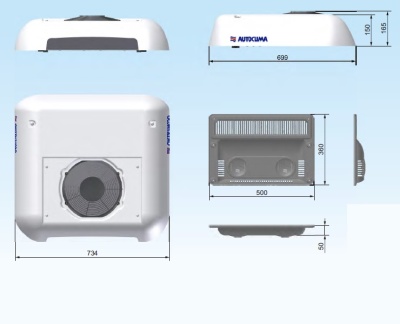 RT 40, 12В, Autoclima, кондиционер-моноблок