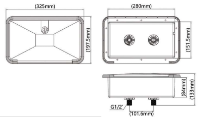Внешний люк с душем Camper-Marine 3J-ESB