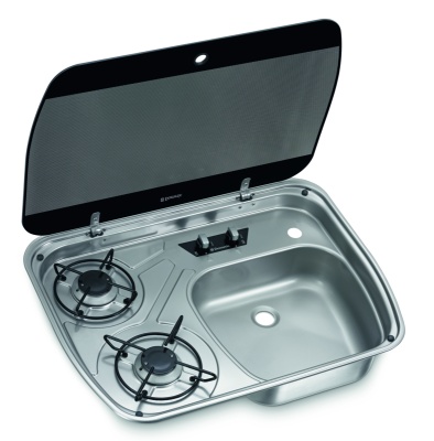 Варочная панель газовая HSG 2445, Dometic, с раковиной