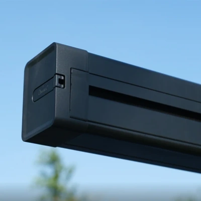 CAMPER-MARINE CM-W5325G, 250X250 Маркиза автомобильная полуавтоматическая, корпус черный, полотно серое