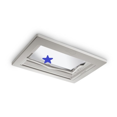 Люк Midi Heki Style, 700х500 мм., тёмно-серый, рычаг