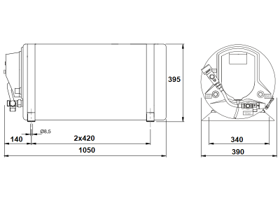 Бойлер Isotemp Basic 75 Double Coil