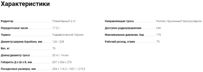 ЛПГ81И Буйвол, лебёдка гидравлическая