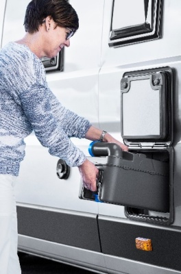 Thetford Model 3 белый, 385х335 мм, люк сервисный