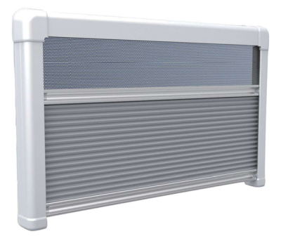 Окно откидное Sanjo 3J-EW-3S 500x800 мм, П - образная внутренняя рамка. Москитная сетка, плессированная шторка