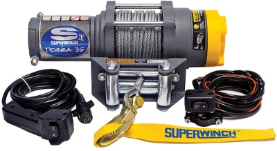 SuperWinch Terra 35 (1588 кг, трос - сталь), лебёдка квадроциклов и снегоходов