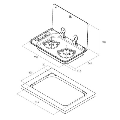 Газовая плита Can FC 1336